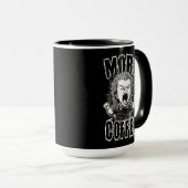 Mug Plus de café | Citation pour les amateurs de café (Devant droit)