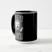 Mug Plus de café | Citation pour les amateurs de café (Devant gauche)