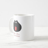 Mug Plus de café moins de soucis (Devant gauche)