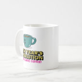 Mug Plus de café - Résolution du Nouvel An (Devant gauche)