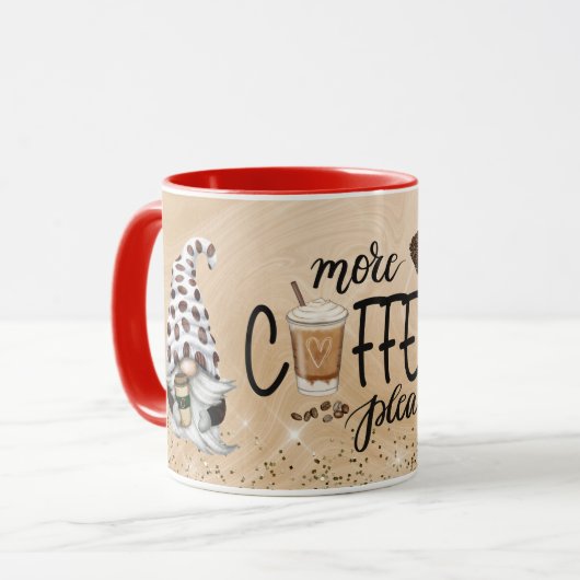Mug Plus De Café S'Il Vous Plaît Gnomes (Devant gauche)