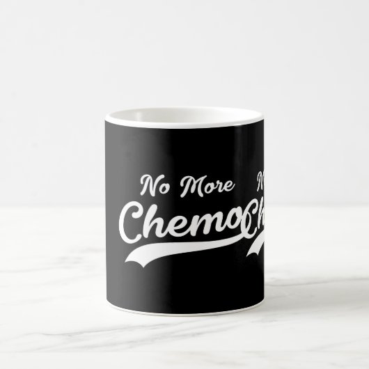 Mug Plus de Chemo | Survivant du cancer | Style rétro (Centre)