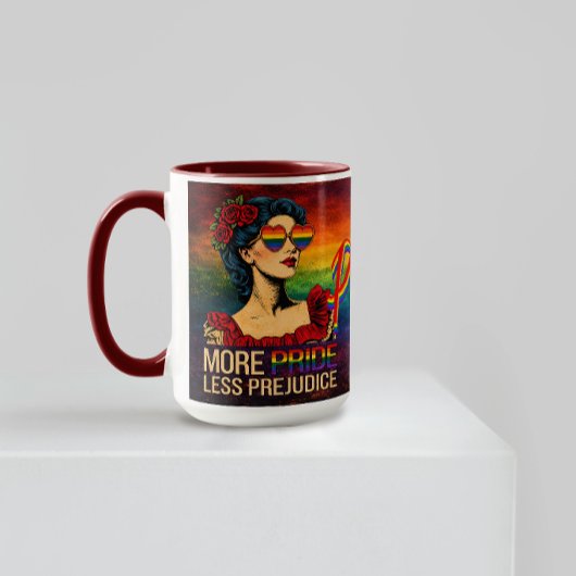Mug Plus de fierté moins de préjugés Mois de la fierté