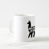 Mug Plus de lamas moins de drame (Devant gauche)