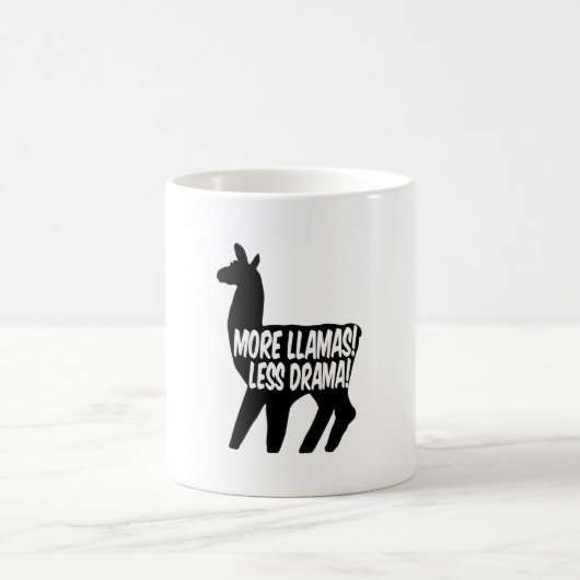 Mug Plus de lamas moins de drame (Centre)