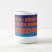Mug Plus de liberté Rétro (Centre)