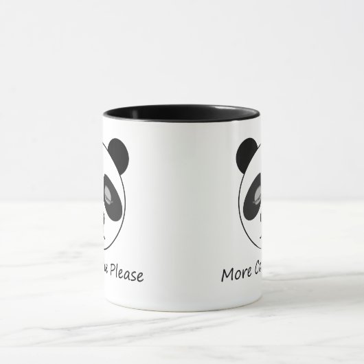Mug Plus de panda de café (Centre)
