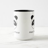 Mug Plus de panda de café (Centre)