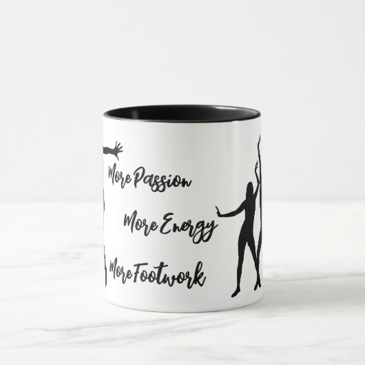 Mug Plus de passion plus d'énergie plus de vidéo (Centre)