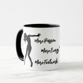 Mug Plus de passion plus d'énergie plus de vidéo (Devant gauche)