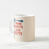 Mug Plus de Spaghetti Moins d'Upsetti (Devant gauche)