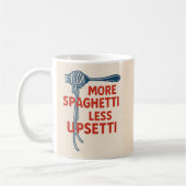 Mug Plus de Spaghetti Moins d'Upsetti (Gauche)