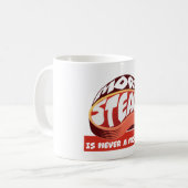 Mug Plus de steak n'est jamais une erreur (Devant gauche)