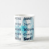 Mug Plus de vie de plage (Centre)