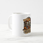 Mug Plus effrayant que les frais de retard de livres C (Devant gauche)