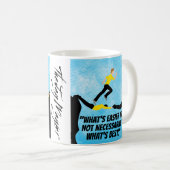 Mug "Plus facile contre meilleur" (Devant droit)