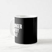 Mug Plus Fort Chaque Jour - Citation De Gym Motivation (Devant gauche)