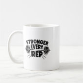 Mug Plus fort Chaque Rep Poids Poids Bodybuilding Body (Gauche)