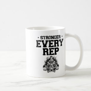 Mug Plus fort Chaque Rep Poids Poids Bodybuilding Body