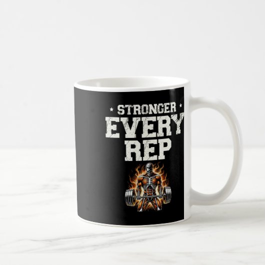 Mug Plus fort Chaque Rep Poids Poids Bodybuilding Body (Droite)