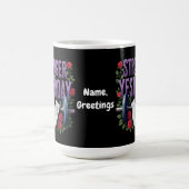 Mug Plus Fort Que Hier - Motivation, Fitness (Centre)