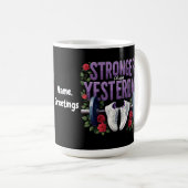 Mug Plus Fort Que Hier - Motivation, Fitness (Devant droit)