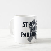 Mug Plus fort que Parkinson (Devant gauche)