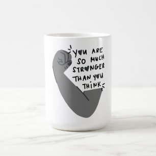 Mug Plus Fort que Vous ne le Pensez – Typographie de l