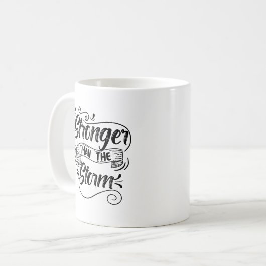 Mug Plus Forte Que La Tempête (Devant gauche)