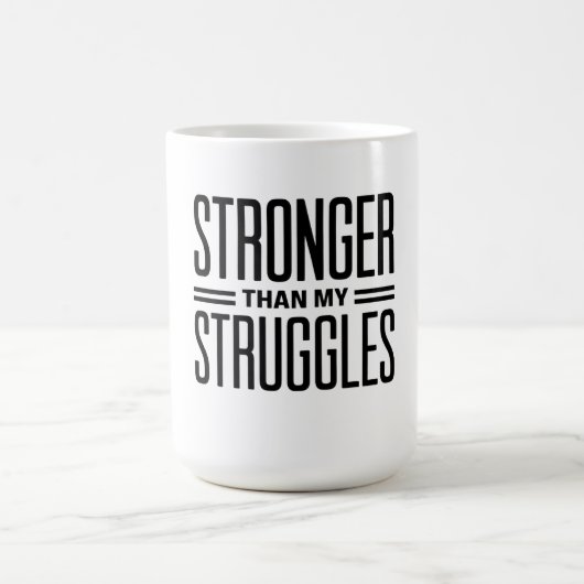 Mug Plus forte que mes luttes (Centre)