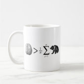 Mug Plus futé que l'ours moyen (Gauche)