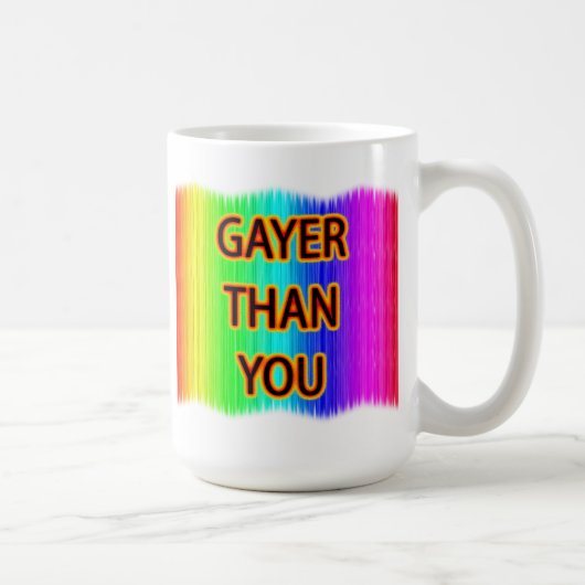 Mug Plus gay que toi (Droite)