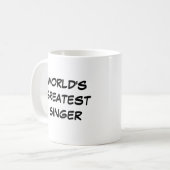 Mug "Plus Grand Chanteur du Monde" (Devant gauche)