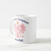 Mug Plus grand Dziadzi Eagle du monde (Devant gauche)