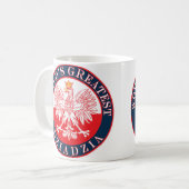 Mug Plus grand Dziadzia du monde (Devant gauche)