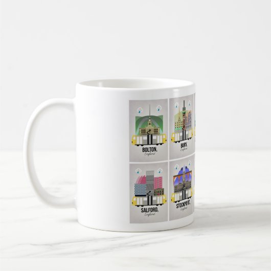 Mug Plus grand Manchester (Gauche)