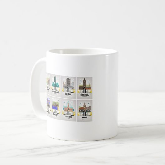 Mug Plus grand Manchester (Devant gauche)