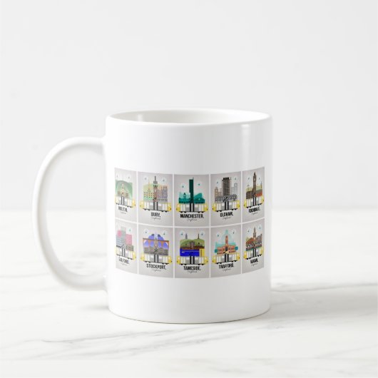 Mug Plus grand Manchester (Gauche)