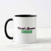 Mug Plus grand Mimi du monde (vert) (Gauche)