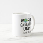 Mug Plus grand oncle du monde mignon planète personnal (Devant droit)