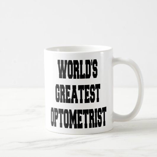 Mug Plus Grand Optométriste du Monde (Droite)