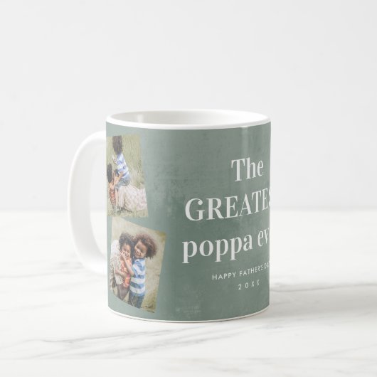 Mug Plus grand photo collage de poppa Grand-parents Da (Devant gauche)