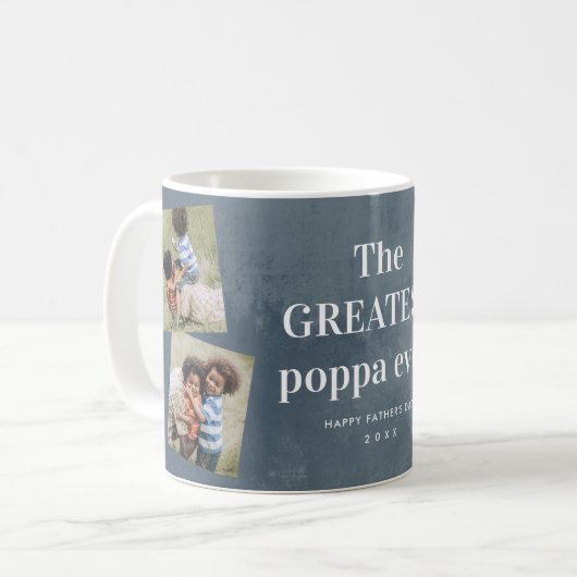 Mug Plus grand photo collage de poppa Grand-parents Da (Devant gauche)