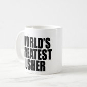 Mug Plus grand Usher du monde (Devant gauche)