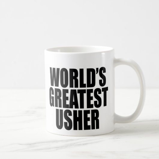 Mug Plus grand Usher du monde (Droite)