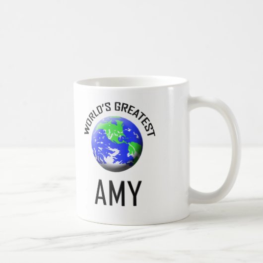 Mug Plus grande Amy du monde (Droite)