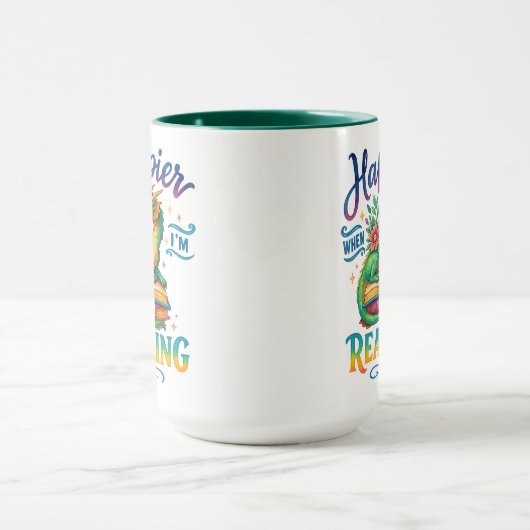 Mug Plus heureux quand je lis (Centre)