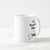 Mug Plus intelligent que je ne le pense - Drôle café M (Devant droit)