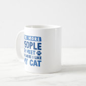 Mug Plus je rencontre de gens (Devant gauche)