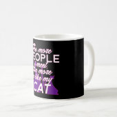 Mug Plus Je Rencontre De Personnes, Plus J'Aime Mon Ch (Devant droit)